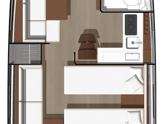 Bareboat Rental Motorboat Jeanneau with a boat licence