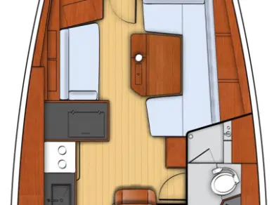 Sailboat rental with or without captain Bénéteau Split