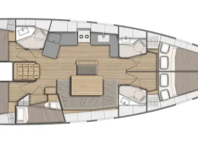 Bénéteau Oceanis 46.1 charter bareboat or captained in  Split