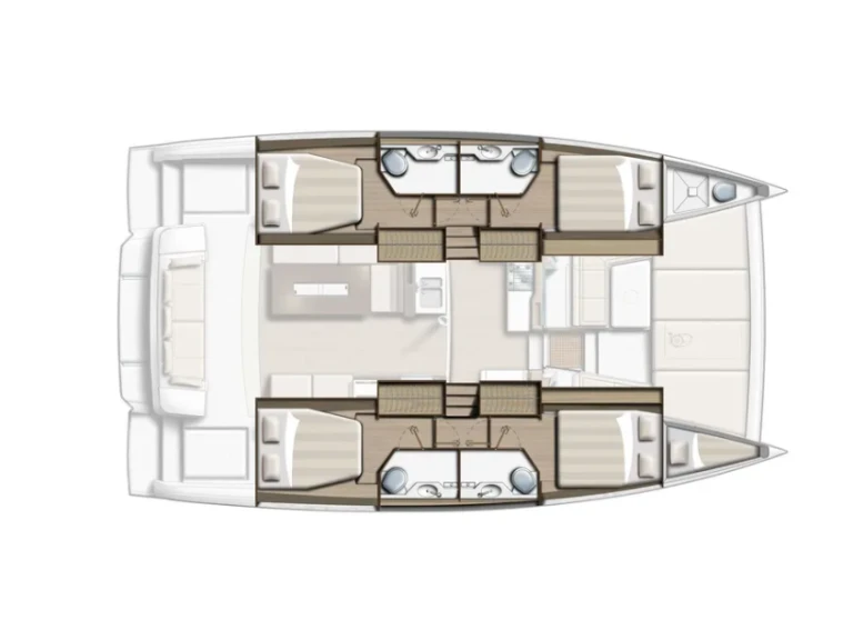 Catamaran rental in Pálairos - Bali Bali 4.2