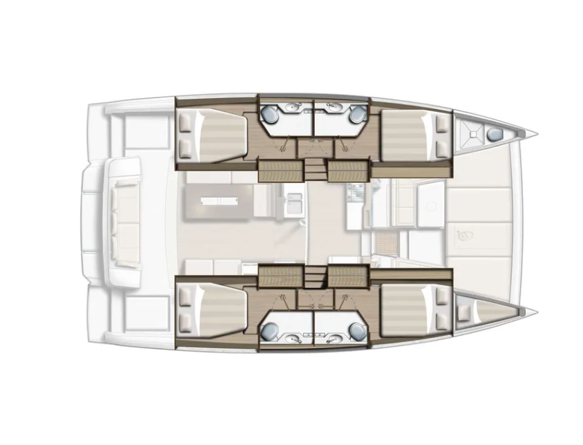 Catamaran rental in Pálairos - Bali Bali 4.2