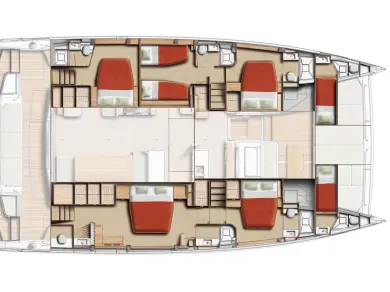 Catamaran rental in Kaštela - Bali Bali 5.8