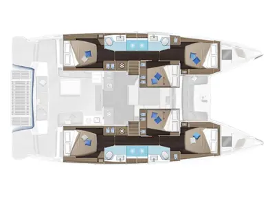 Catamaran rental in Seget Donji - Lagoon Lagoon 51