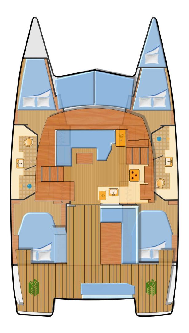 Fountaine Pajot Isla 40 in Can Pastilla on SamBoat