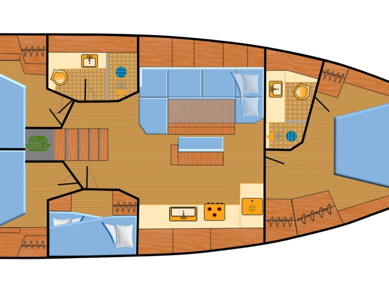 Sailboat rental in Can Pastilla - Hanse Hanse 460