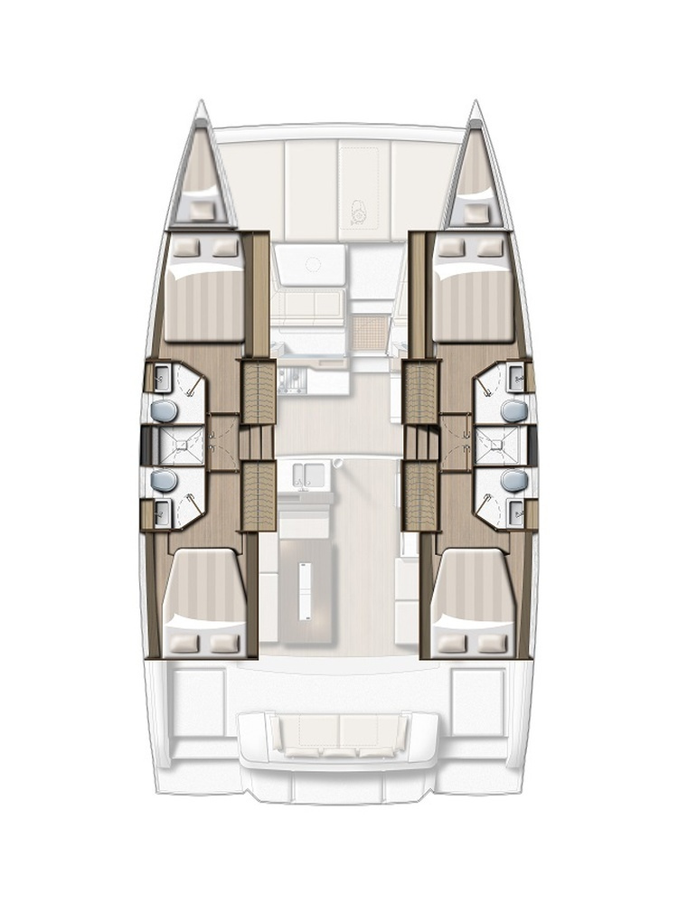 Catamaran rental in Gouvia - Bali Bali 4.2