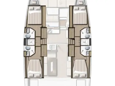 Catamaran rental in Gouvia - Bali Bali 4.2