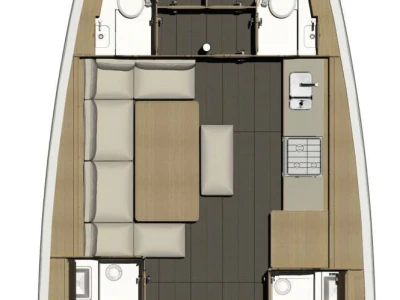 Bareboat Rental Sailboat Dufour with a boat licence