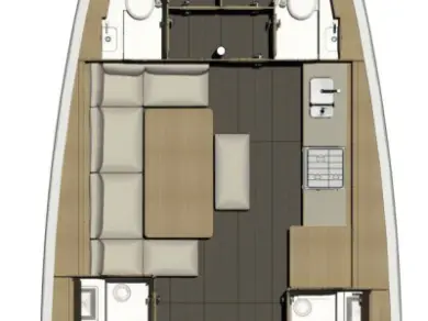 Bareboat Rental Sailboat Dufour with a boat licence