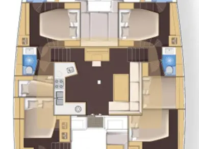 Lagoon Lagoon 52 charter bareboat or captained in  Alimos