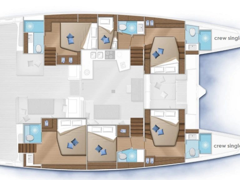 Lagoon Lagoon 52 in Alimos on SamBoat