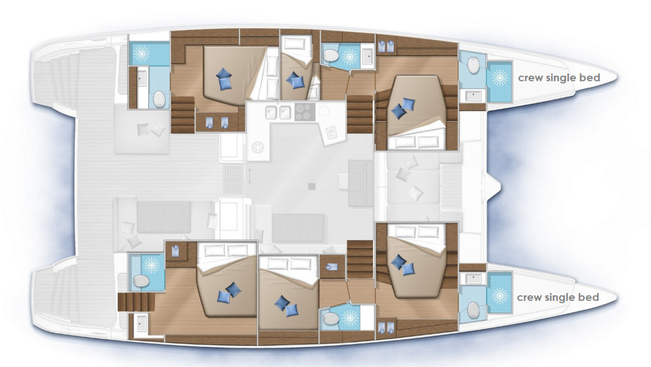 Lagoon Lagoon 52 in Alimos on SamBoat