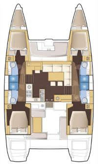 Bareboat Rental Catamaran Lagoon with a boat licence