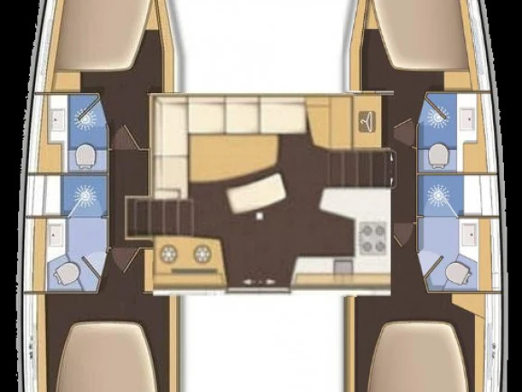 Catamaran rental with or without captain Lagoon Gouvia