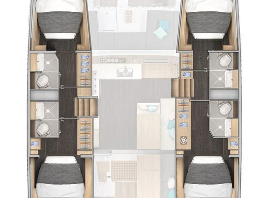 Catamaran rental in Seget Donji - Lagoon Lagoon 43