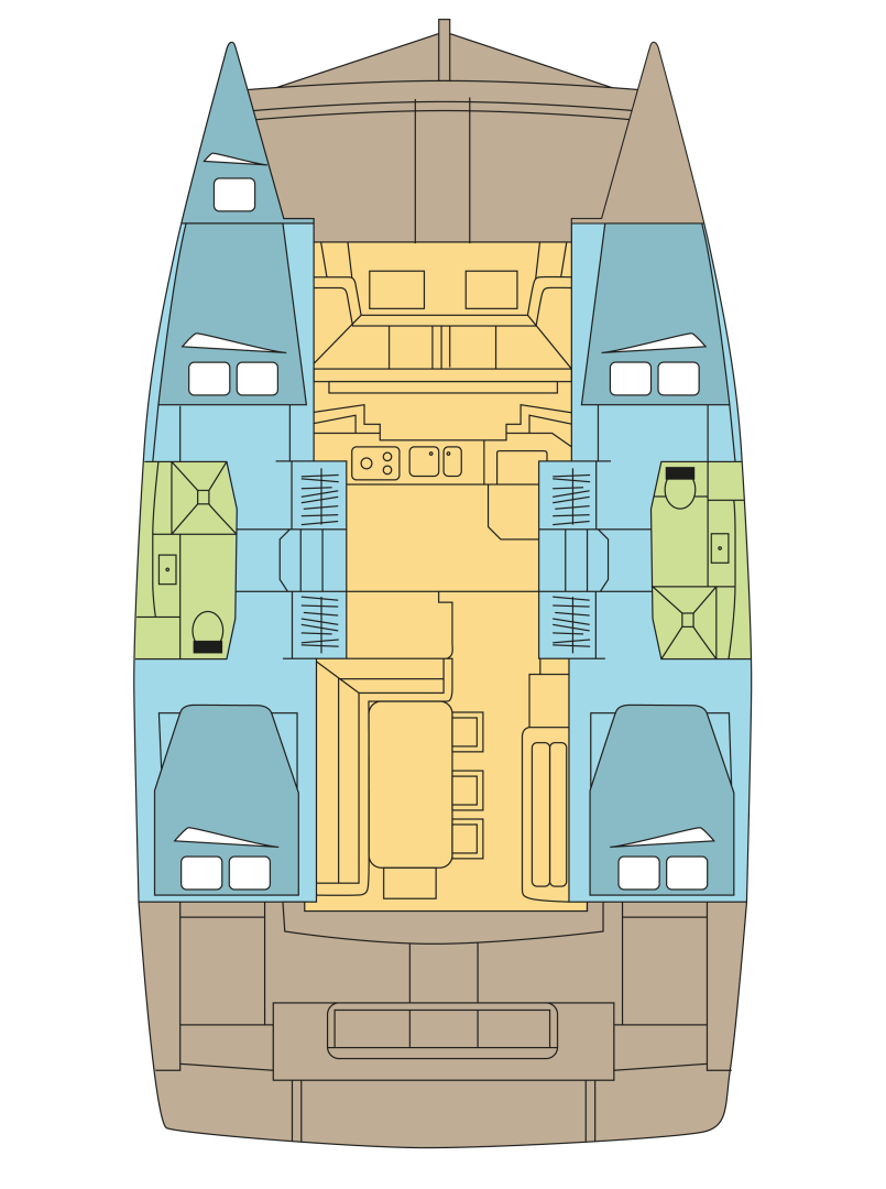 Catamaran for rent Marsh Harbour at the best price