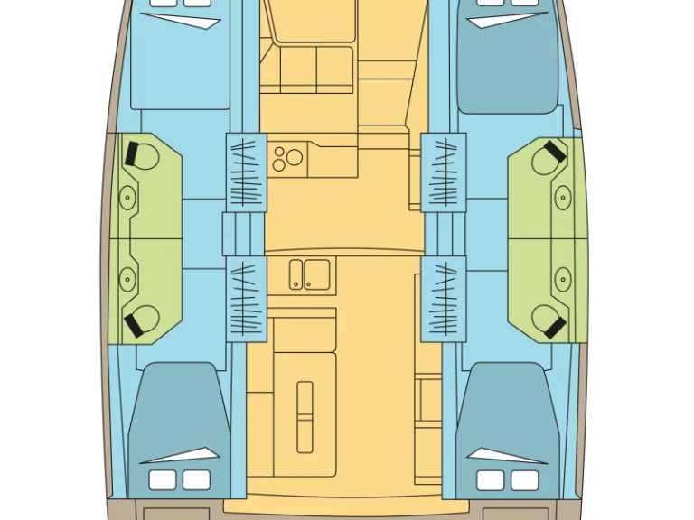 Yacht charter Lávrio cheap Bali 4.2