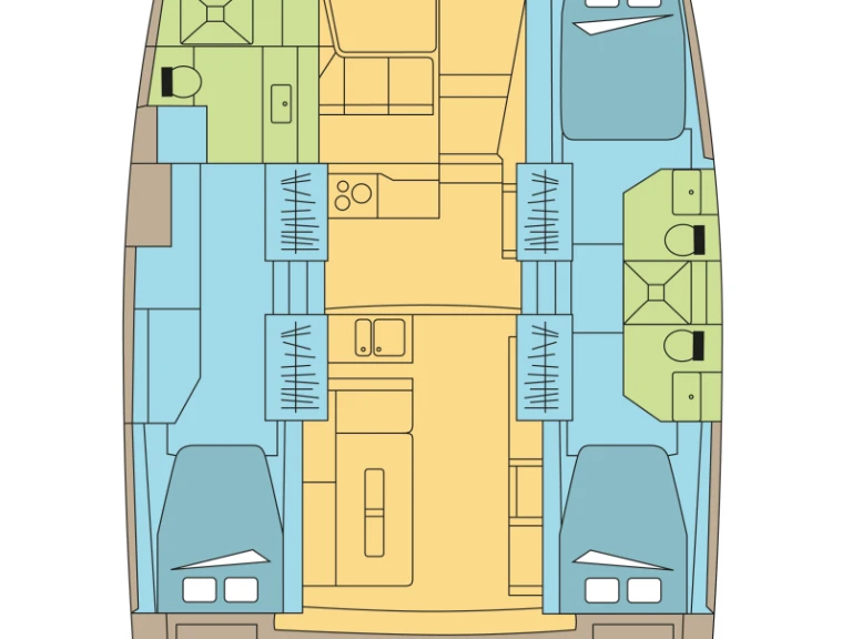 Bareboat Rental Catamaran Bali with a boat licence