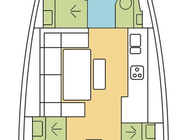 Sailboat rental with or without captain Dufour Zaton