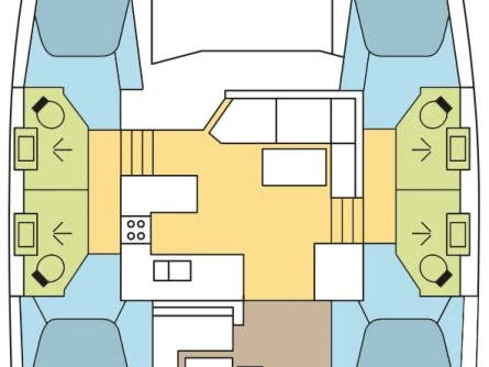Catamaran rental with or without captain Lagoon Seget Donji