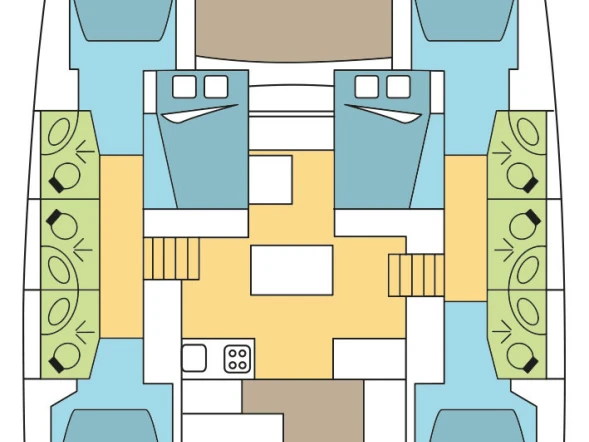 Boat rental Lagoon Lagoon 50 in Parham Town on Samboat