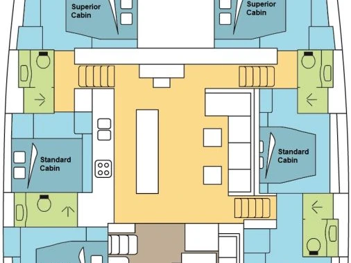 Lagoon Lagoon 620 charter bareboat or captained in  Raiatea Island