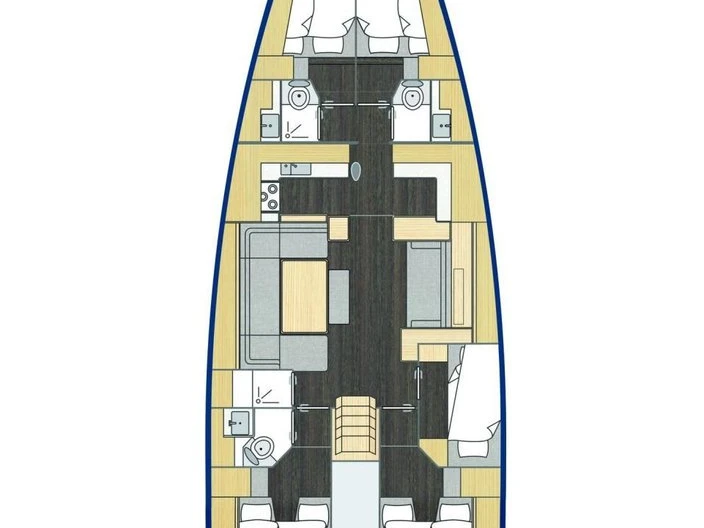 Bareboat Rental Sailboat Bavaria with a boat licence