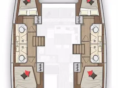 Bareboat Rental Catamaran Lagoon with a boat licence