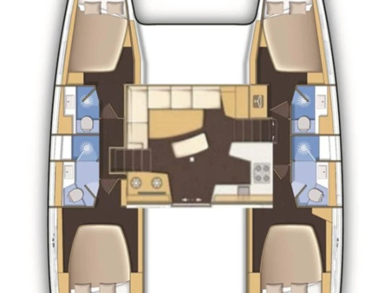 Lagoon Lagoon 42 charter bareboat or captained in  Biograd na Moru