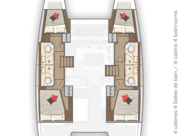 Bareboat Rental Catamaran Lagoon with a boat licence