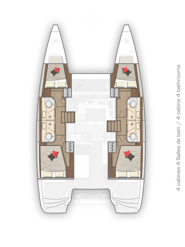 Bareboat Rental Catamaran Lagoon with a boat licence