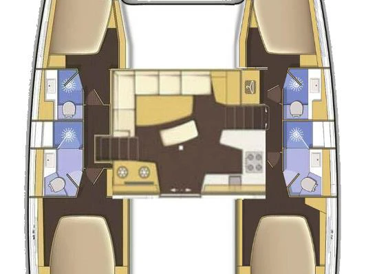 Catamaran rental with or without captain Lagoon Alimos