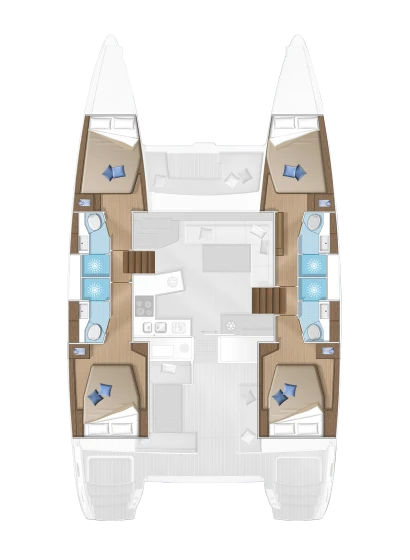 Rent a Lagoon Lagoon 450 F Alimos