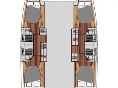 Catamaran rental with or without captain Fountaine Pajot Ðuraševići