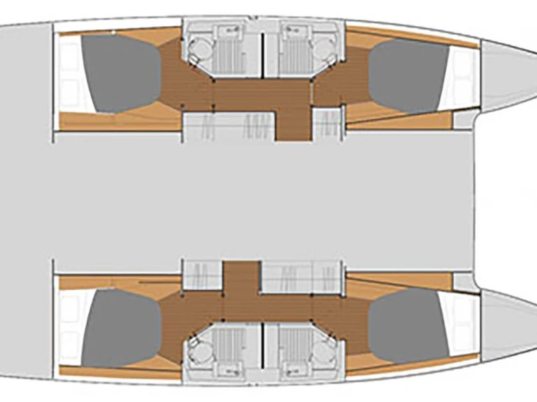 Bareboat Rental Catamaran Fountaine Pajot with a boat licence