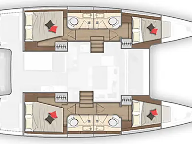 Catamaran rental with or without captain Lagoon Paros (Island)