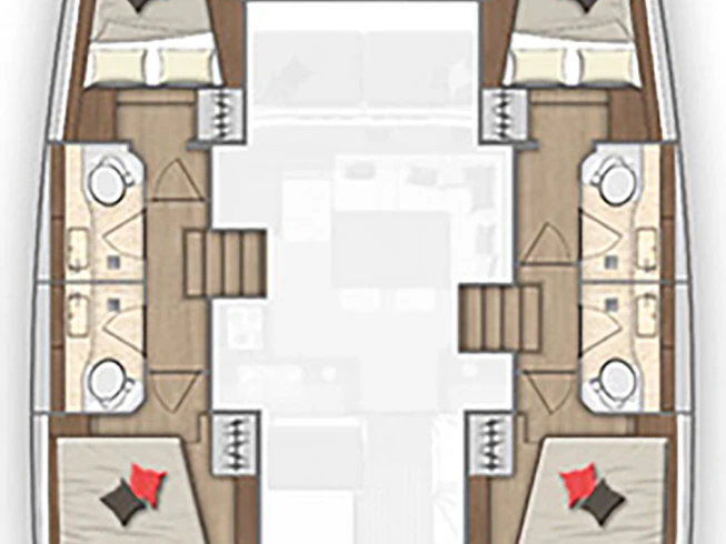 Bareboat Rental Catamaran Lagoon with a boat licence