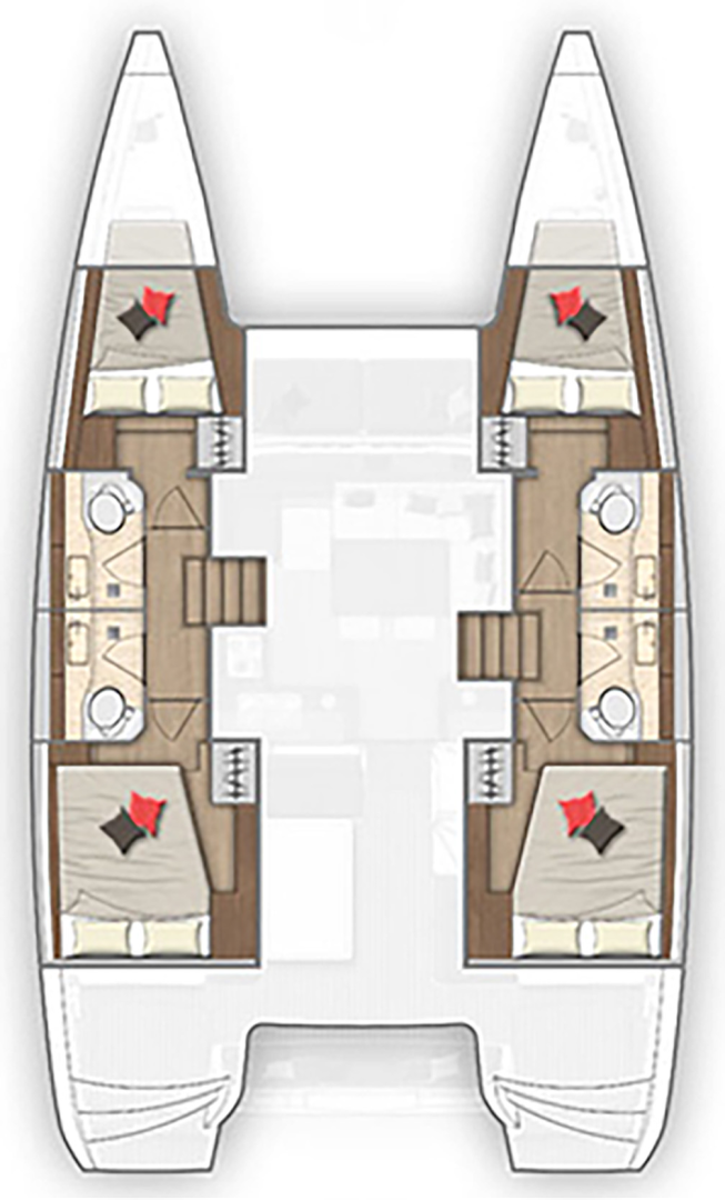Bareboat Rental Catamaran Lagoon with a boat licence