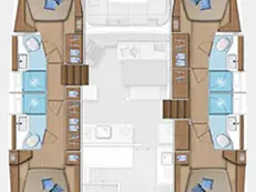 Bareboat Rental Catamaran Lagoon with a boat licence