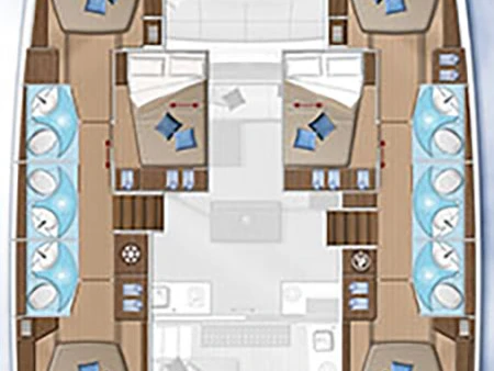 Lagoon Lagoon 50 charter bareboat or captained in  Alimos