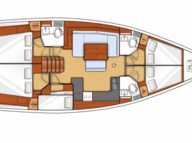 Sailboat rental in Ávdira - Bénéteau Oceanis 48