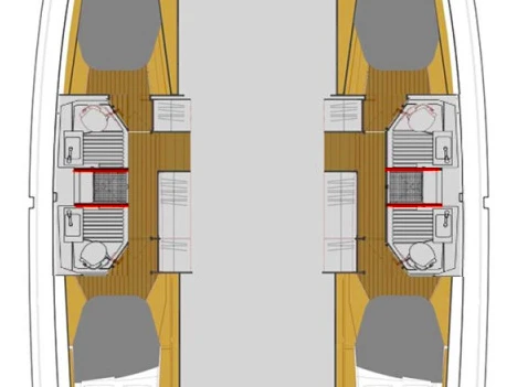 Yacht charter Piso Livadi cheap Astrea 42