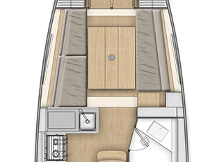 Bareboat Rental Sailboat Bénéteau with a boat licence