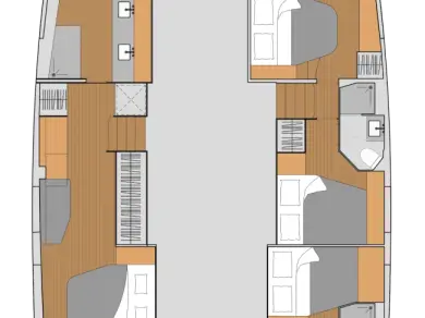 Fountaine Pajot Aura 51 charter bareboat or captained in  Annapolis