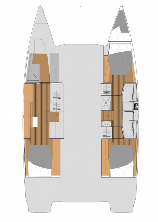 Fountaine Pajot Elba 45 charter bareboat or captained in  Harbor Island