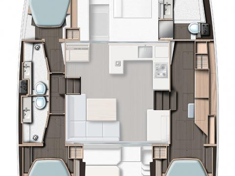 Yacht charter Marsh Harbour cheap Leopard 42 - 3 cab.