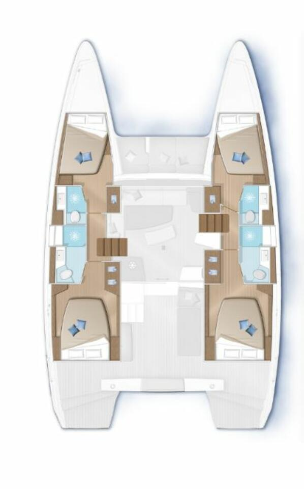 Catamaran rental with or without captain Lagoon Ao Po