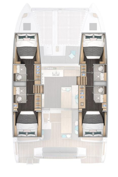 Bareboat Rental Catamaran Lagoon with a boat licence