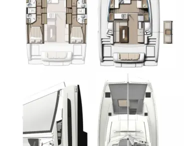 Catamaran rental with or without captain Bali Marmaris