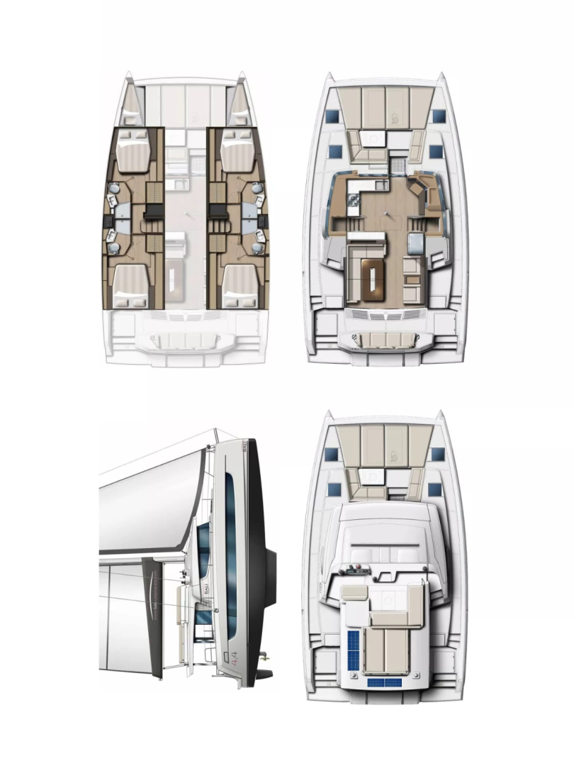 Bareboat Rental Catamaran Bali with a boat licence
